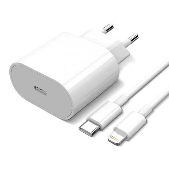 Ładowarka USB-C 20W Kabel Lightning Power Delivery Oryginalna Apple White Apple