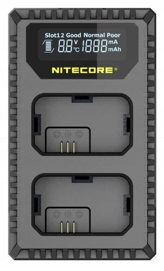 Ładowarka Usb Na 2x Akumulator Sony Np-fw50 / Npfw50 + Ekran Lcd - Nitecore / Usn1 Nitecore
