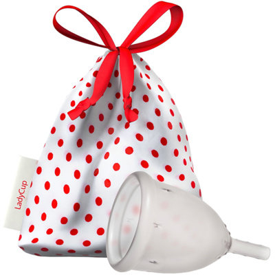 Lady Cup, kubeczek menstruacyjny transparentny, rozmiar S Lady Cup