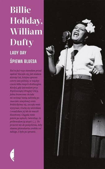 Lady Day śpiewa bluesa Holiday Billie, Dufty William