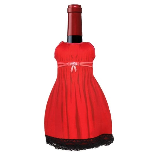 Lady diVinto Czerwony ubranko na butelkę wino DiVinto DiVinto