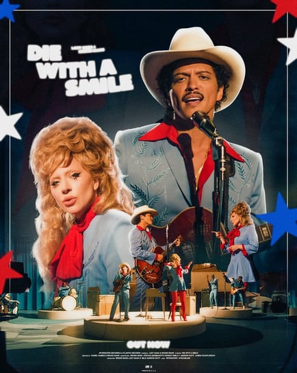 Lady Gaga & Bruno Mars (2024) Plakat Exclusive Premium - Wydanie Z Usa PG