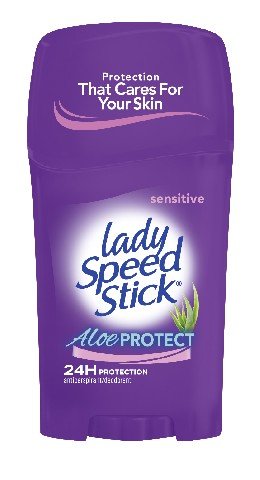 Lady Speed Stick, Aloe, dezodorant w sztyfcie, 45 g Lady Speed Stick