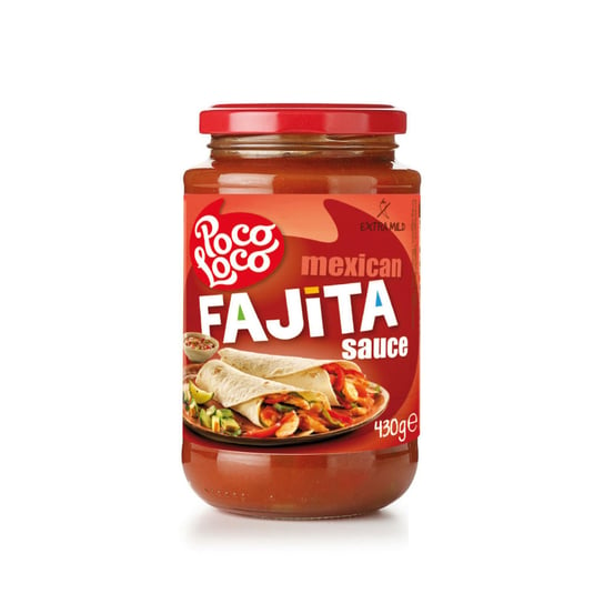 Łagodny Sos Pomidorowy z Warzywami do Fajita "Mexican Fajita Sauce | Extra Mild" 430g PocoLoco [Kraj pochodzenia: Belgia] Poco Loco
