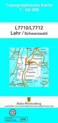 Lahr 1 : 50 000 Lva Baden-Wurttemberg, Landesamt Fur Geoinformation Und Landentwicklung Baden-Wurttemberg