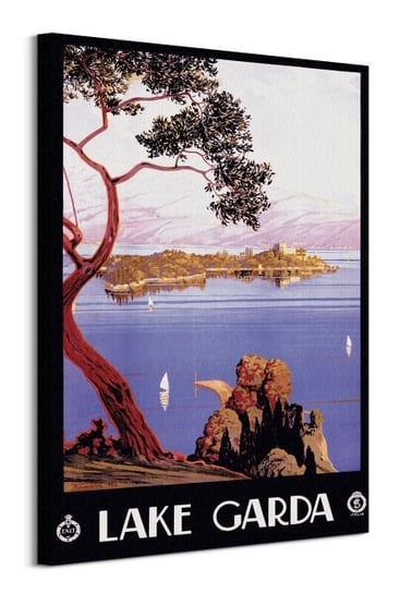 Lake Garda - obraz na płótnie Pyramid International
