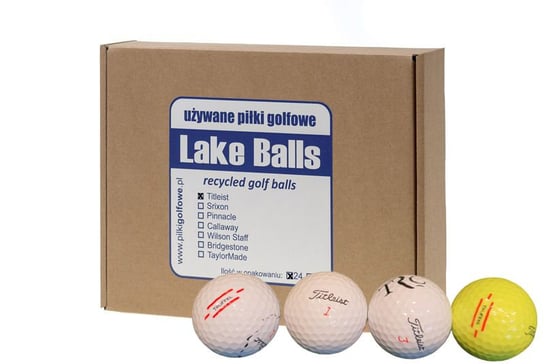 Lakeballs Titleist Trufeel, używane piłki do golfa, (24 szt) kat. A Inna marka