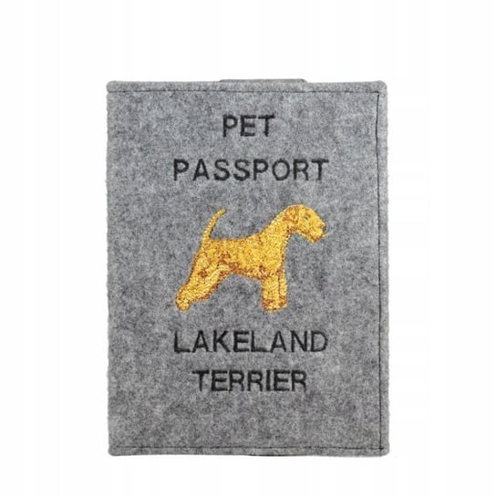 Lakeland Terrier Haftowany pokrowiec na paszport Inna marka
