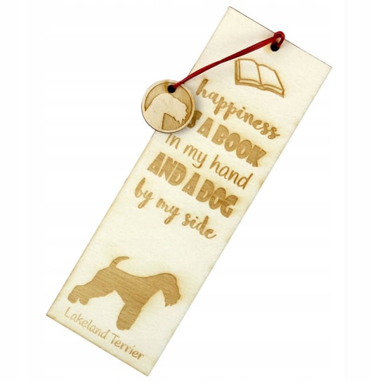 Lakeland Terrier Zakładka do książki z grawerem Inna marka