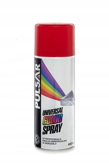 LAKIER CZERWONY POŁYSK PULSAR SPRAY RAL 3002 400 ml Pulsar