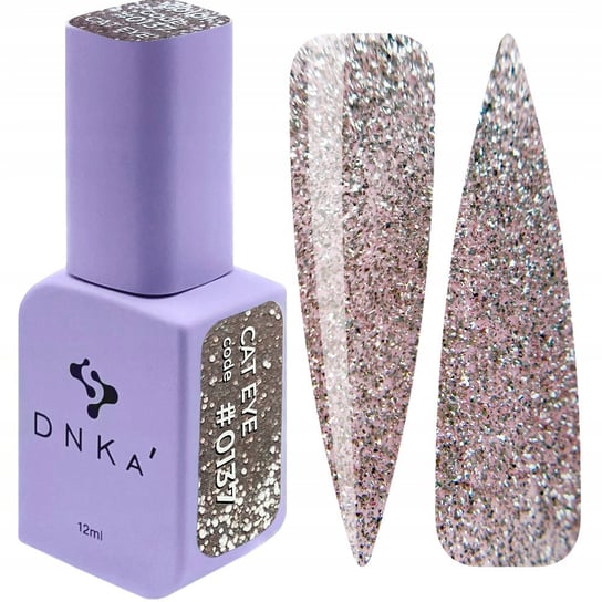 Lakier hybrydowy DNKa' Cat Eye "DNKa" 0137, 12 ml kocie oko Inna marka