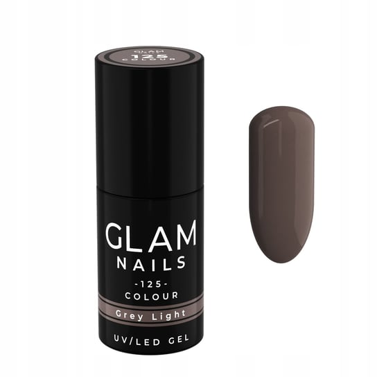 Lakier hybrydowy Glam Nails 125 Grey Light 6ml Glam Nails