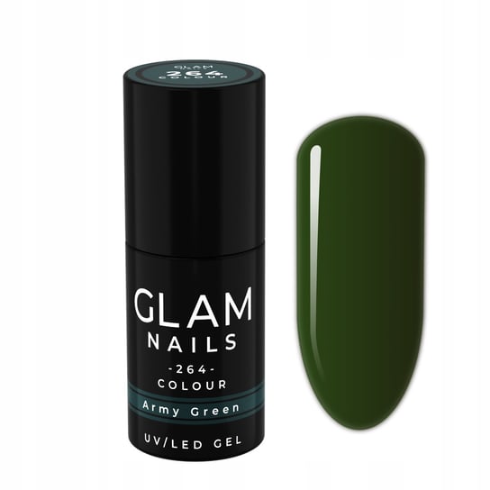 Lakier hybrydowy Glam Nails 264 Army Green 6ml Glam Nails