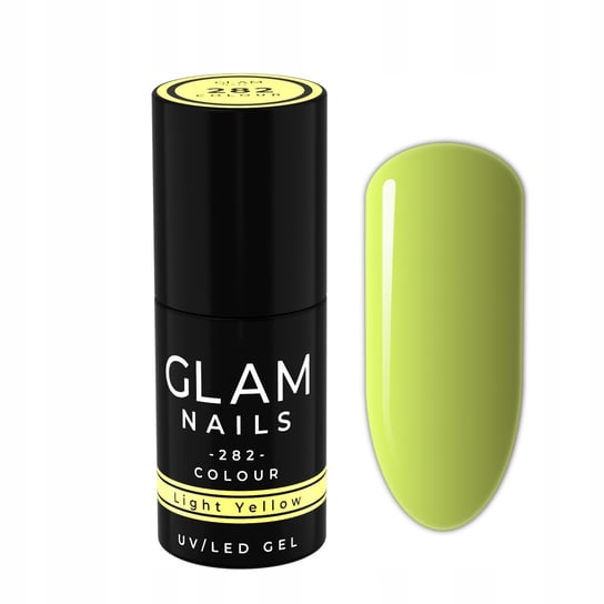 Lakier hybrydowy Glam Nails 282 Light Yellow 6ml Glam Nails