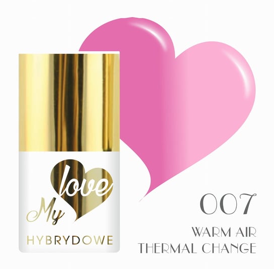 Lakier Hybrydowy Mylove UV/Led 007 Change Warm Air SUNFLOWER