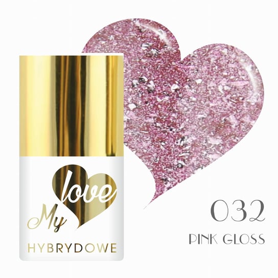 Lakier Hybrydowy Mylove UV/Led 032 Glamour Pink Gloss SUNFLOWER