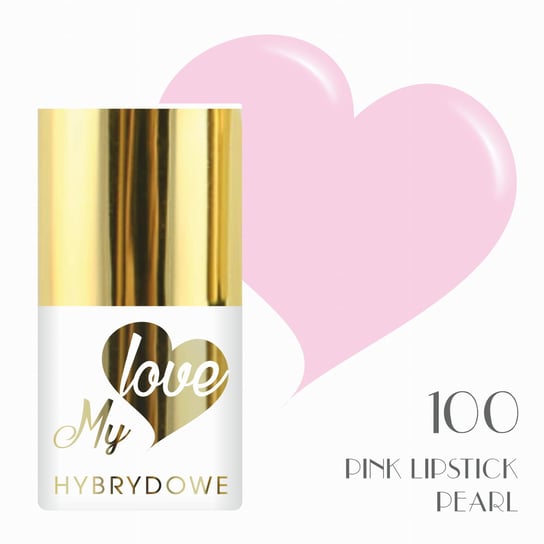 Lakier Hybrydowy Mylove UV/Led 100 Pink Lipstick SUNFLOWER