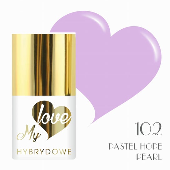 Lakier Hybrydowy Mylove UV/Led 102 Paste & Hope SUNFLOWER