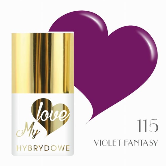 Lakier Hybrydowy Mylove UV/Led 115 Violet Fantasy SUNFLOWER