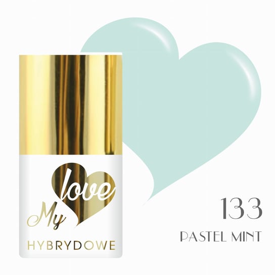 Lakier Hybrydowy Mylove UV/Led 133 Pastel Mint SUNFLOWER