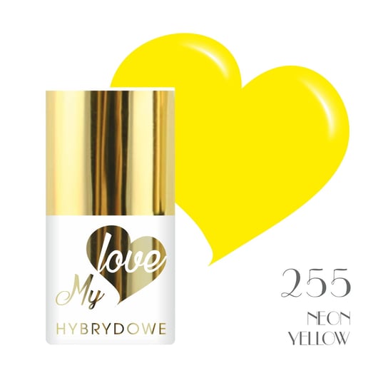 Lakier Hybrydowy Mylove UV/Led 255 Neon Yellow SUNFLOWER