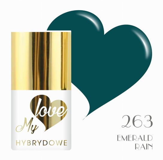 Lakier Hybrydowy Mylove UV/Led 263 Emerald Rain SUNFLOWER