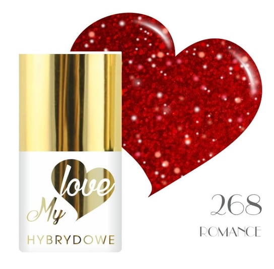 Lakier Hybrydowy Mylove UV/Led 268 Romance SUNFLOWER