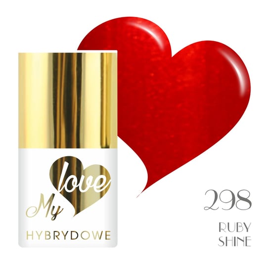 Lakier Hybrydowy Mylove UV/Led 298  Ruby Shine SUNFLOWER