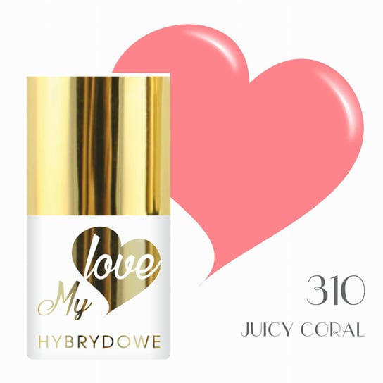 Lakier Hybrydowy Mylove UV/Led 310 Juicy Coral SUNFLOWER