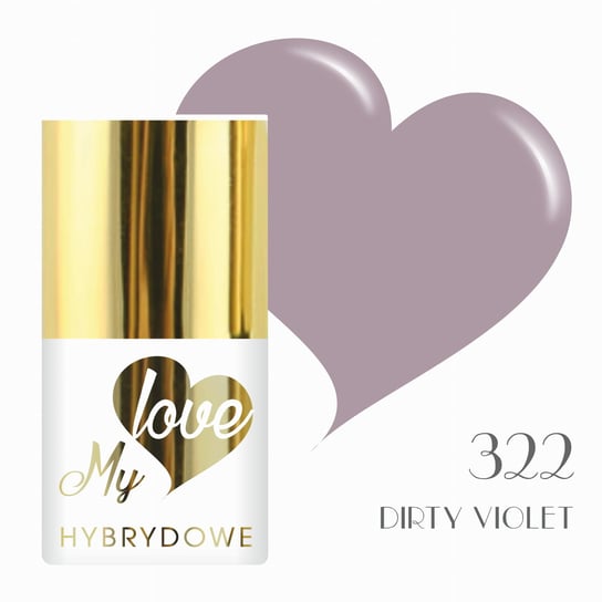Lakier Hybrydowy Mylove UV/Led 322 Dirty Violet SUNFLOWER