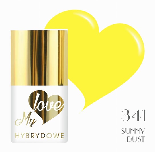 Lakier Hybrydowy Mylove UV/Led 341 Sunny Dust SUNFLOWER