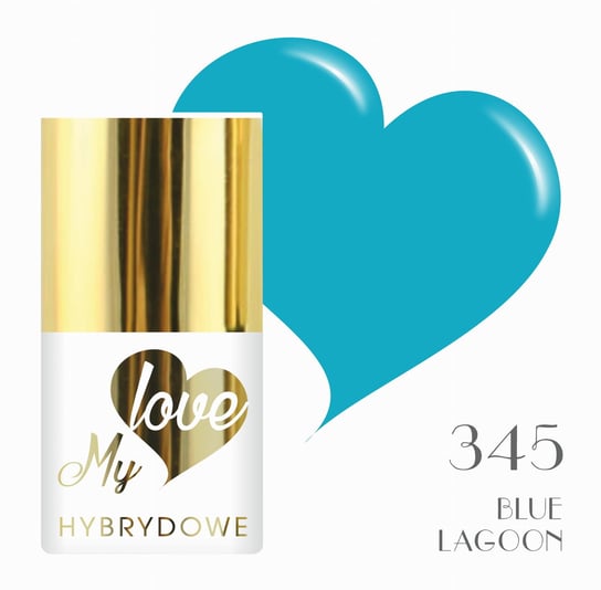 Lakier Hybrydowy Mylove UV/Led 345 Blue Lagoon SUNFLOWER
