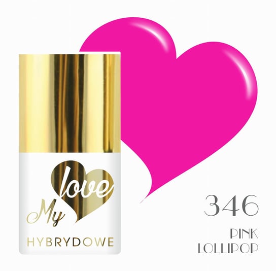 Lakier Hybrydowy Mylove UV/Led 346 Pink Lollipop SUNFLOWER