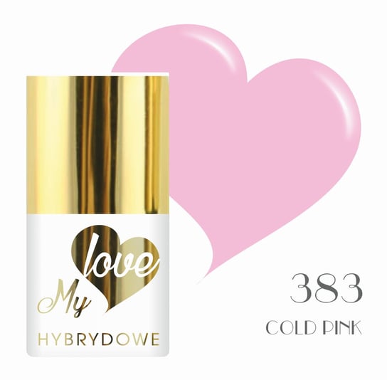 Lakier Hybrydowy Mylove UV/Led 383 Cold Pink SUNFLOWER