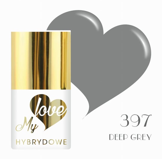 Lakier Hybrydowy Mylove UV/Led 397 Deep Grey SUNFLOWER
