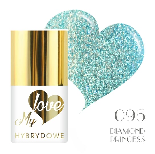 Lakier Hybrydowy Mylove UV/Led Diamond Princess 095 SUNFLOWER
