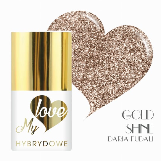 Lakier Hybrydowy Mylove UV/Led Gold Shine  - 835 SUNFLOWER