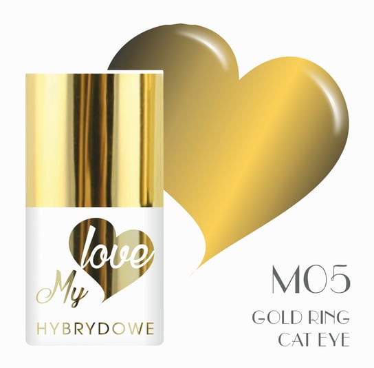 Lakier Hybrydowy Mylove UV/Led M05 Gold Ring SUNFLOWER