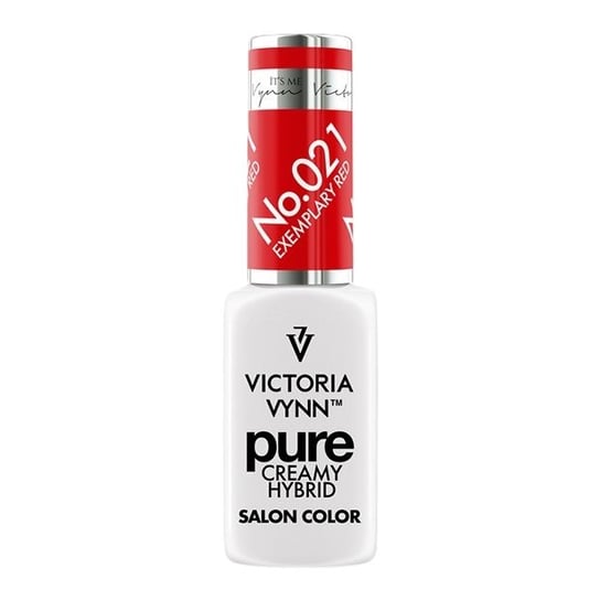 Lakier hybrydowy Victoria Vynn Pure Creamy Hybrid 021 Exemplary Red, 8 ml Victoria Vynn