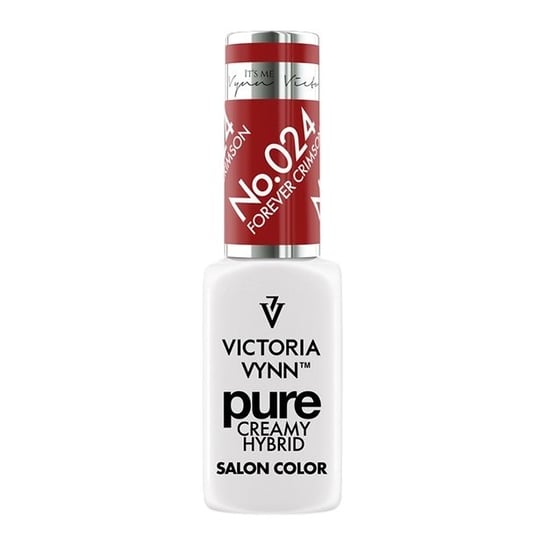 Lakier hybrydowy Victoria Vynn Pure Creamy Hybrid 024 Forever Crimson, 8 ml Victoria Vynn