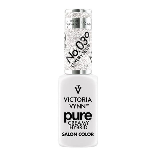 Lakier hybrydowy Victoria Vynn Pure Creamy Hybrid 039 Luxury Silver, 8 ml Victoria Vynn