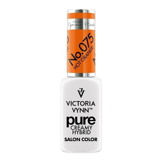 Lakier hybrydowy Victoria Vynn Pure Creamy Hybrid 075 Hot Orange, 8 ml Victoria Vynn
