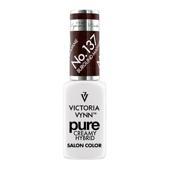 Lakier hybrydowy Victoria Vynn Pure Creamy Hybrid 137 Burgund Madame, 8 ml Victoria Vynn