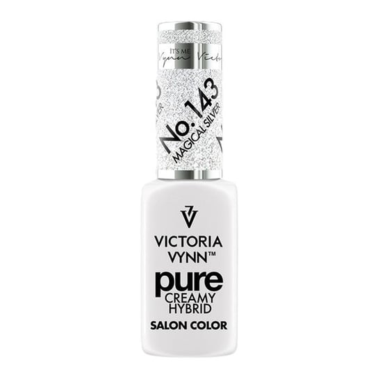 Lakier hybrydowy Victoria Vynn Pure Creamy Hybrid 143 Magical Silver, 8 ml Victoria Vynn