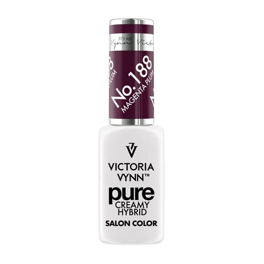 Lakier hybrydowy Victoria Vynn Pure Creamy Hybrid 188 Magenta Plum, 8 ml Victoria Vynn