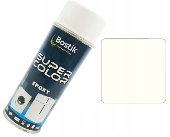 Lakier w sprayu epoxydowy do emalii Super color 0,4l biały Bostik