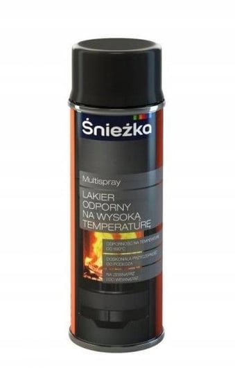 Lakier w sprayu srebrny odporny na wysokie temperatury 400 ml Śnieżka