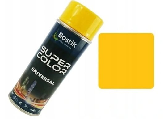 Lakier w sprayu uniwersalny Super Color 400 ml żółty Bostik