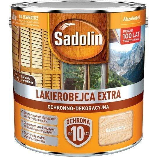 Lakierobejca Extra Bezbarwny 2,5L Sadolin SADOLIN