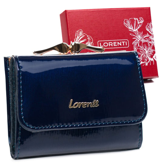 Lakierowany portfel damski z systemem RFID Protect — Lorenti Lorenti